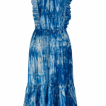 Blå lång klänning 699 kr