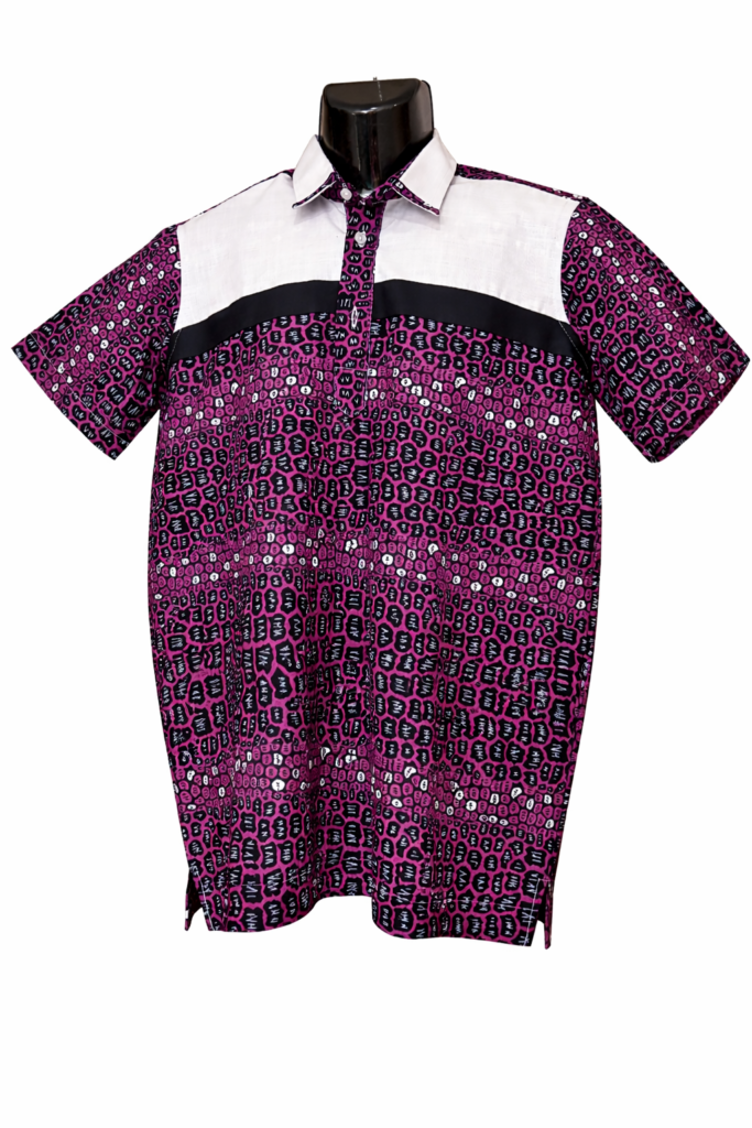 Herr skjorta i afrikansk tygstorlek L 499kr